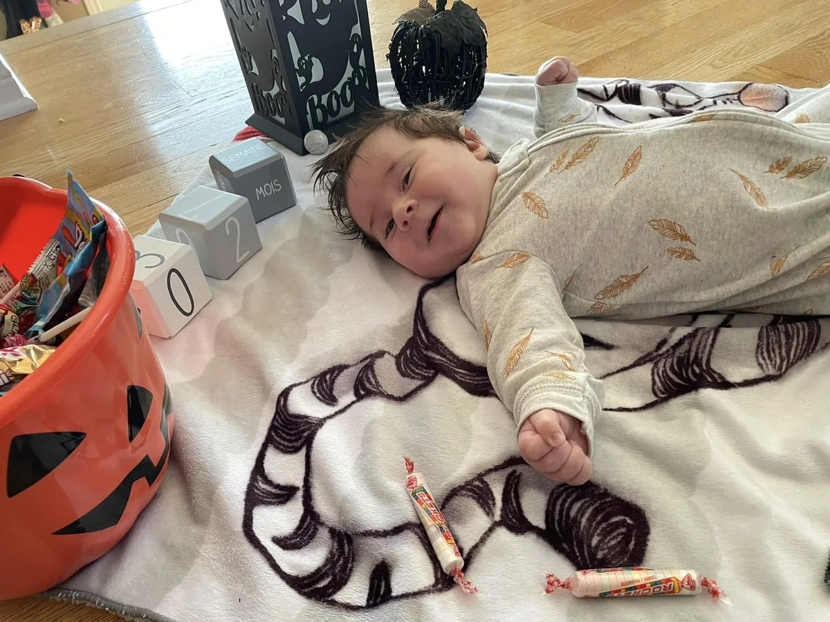 Souvenir bébé 2 mois